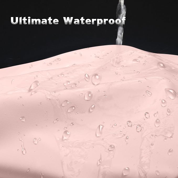 Titanker Waterproof Shower Curtain Liner Fabric, Blush Pink Shower Curtain Liner with Magnets, Cloth Shower Liner Soft, Lightweight, Machine Washable, 70 x 72 Inches