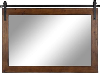 Kate and Laurel Cates Farmhouse Wall Mirror