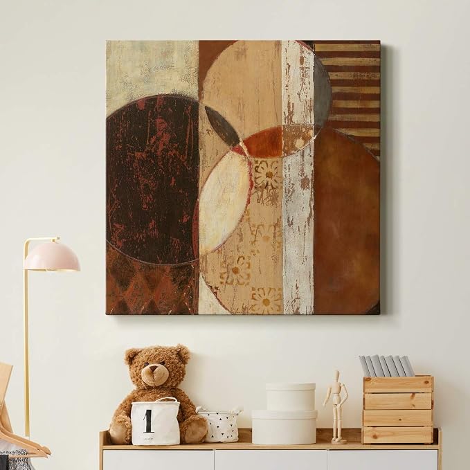 Renditions Gallery Relax and Soak Wall Art, Premium Gallery Wrapped Canvas Decor, Ready to Hang, 24 in H x 24 in W, Made in America Print