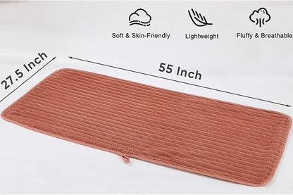 Luxury 2-Piece Quick-Dry Bath Towel Set 27.5X 55 Inches – Ultra Soft Microfiber for Bathroom, Bar, Pool, Gym & Travel – Elegant Twill Design