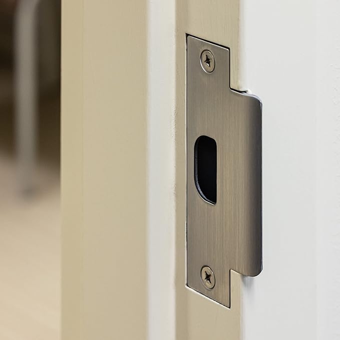 Master Lock SLCHPG26D Heavy Duty Lever Style, Grade 2 Commercial Passage Door Lock, Brushed Chrome/Chrome