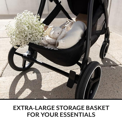 Evenflo Shyft Intuiti+ Travel System Featuring LiteMax NXT Preemie and Infant Car Seat with SensorySoothe (Eclipse Black)