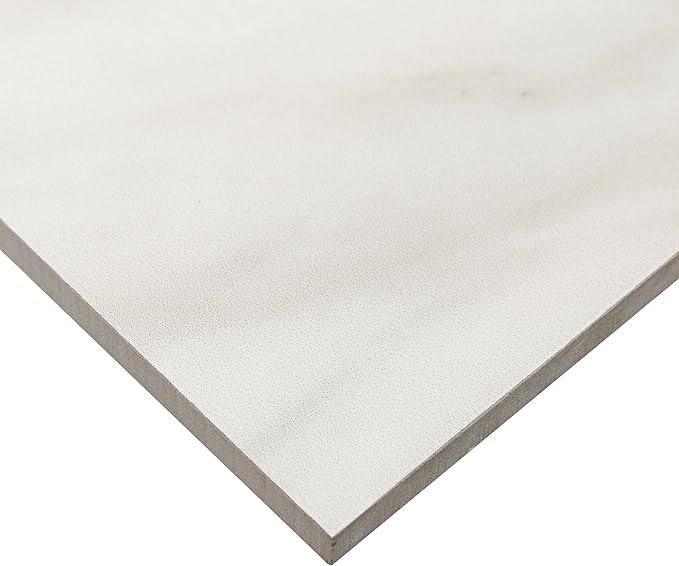 Daltile Perpetuo 12" x 12" Porcelain Marble Look Wall & Floor Tile in Matte Timeless White (13 pieces per carton) (12.22 sqft per carton)