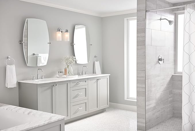 Moen Gibson Chrome Posi-Temp Pressure Balancing Eco-Performance Modern Shower Trim, Valve Required, T2902EP