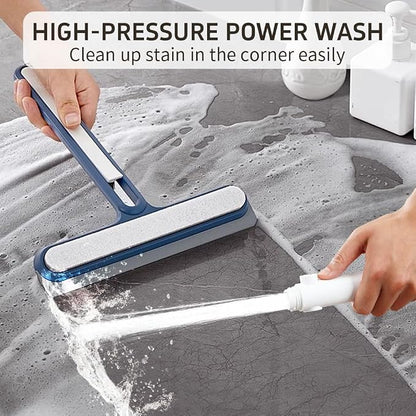Shower Head with Handheld with ON/Off Switch 3 Modes, White | High Pressure Shower Head with Hose, White Panel, 60inches Hose