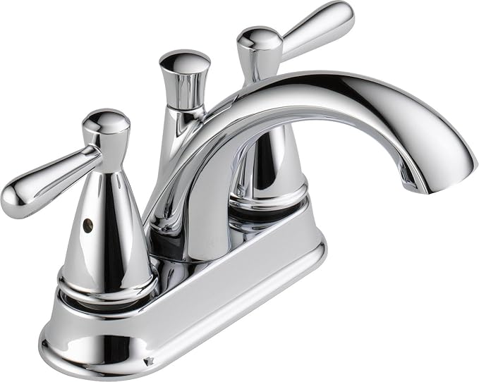Peerless Bayside Centerset Bathroom Faucet Chrome, Bathroom Sink Faucet, Chrome P99640LF
