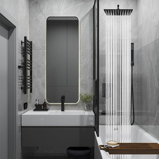 Midanya Rain Shower System with Tub Spout,Tub Shower Faucet Set with rainfall Shower Head and Handheld Spray,Wall Mount Tub Shower Combo Rough-in Valve Included,8 Inch Matte Black