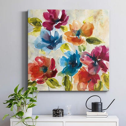 Renditions Gallery Color My World Wall Art, Premium Gallery Wrapped Canvas Decor, Ready to Hang, 24 in H x 24 in W, Made in America Print