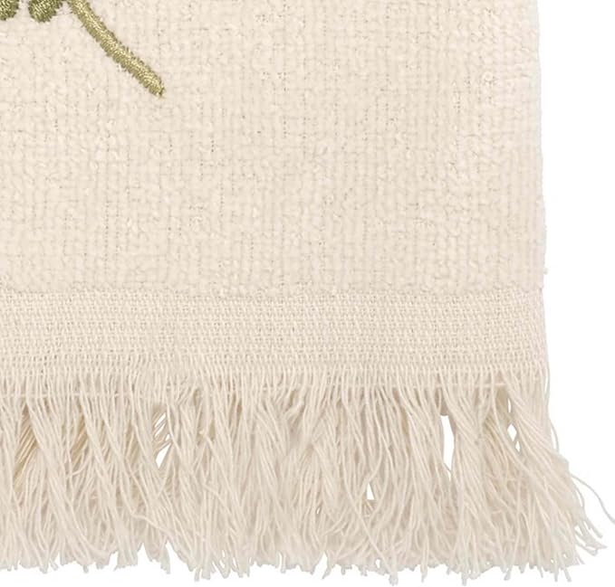 Avanti Linens Greenwood Fingertip Towel, Ivory, 18.00" x 11.00"