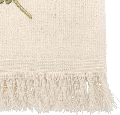 Avanti Linens Greenwood Fingertip Towel, Ivory, 18.00" x 11.00"