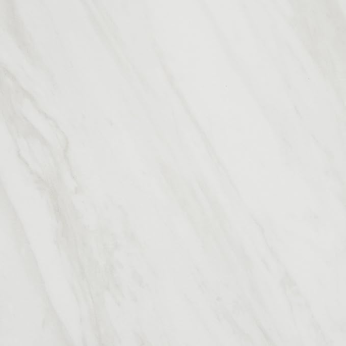 Daltile Perpetuo 12" X 12" Porcelain Marble Look Floor & Wall Tile in Polished Timeless White (13 pieces per carton) (12.22 sqft per carton)