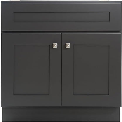 Design House Brookings Bathroom Vanity, 30", Urbane Bronze | Adjustable Hinges, Freestanding, Contemporary/Modern, Wood, Bath, 216002