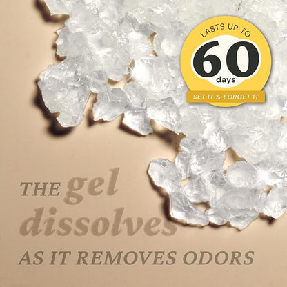 Fresh Wave Lemon Odor Eliminator Gel 15 oz - Air Freshener for Home | Lasts 30-60 days. Plant-based odor absorber. No perfumes or harsh chemicals. Bathroom & closet deoderizer. Refills available.