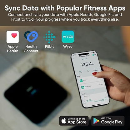 Wyze Scale Ultra Smart Scale for Body Weight, BMI & Muscle Mass | Wi-Fi & Bluetooth Sync, 4.3" Color Display, Tracks 13 metrics, Heart Rate Tracking, Baby/Pet/Luggage Mode, 400lbs Capacity