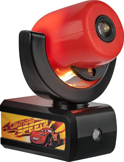 Projectables Pixar Cars LED Kids Night Light, Plug-In, Projector, Dusk-to-Dawn, Lightning McQueen, Galaxy Light, Hallway, Bedroom, Nursery, Playroom, Gaming Room, 11742