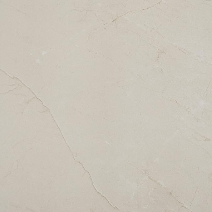 Daltile Perpetuo 24" X 24" Porcelain Marble Look Floor Tile in Polished Elegant Beige (4 pieces per carton) (15.20 sqft per carton)