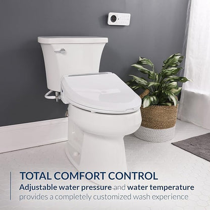 Bio Bidet USPA PRO Modern Bidet Seat, Warm Water, Heated Seat & Dryer, Remote Control, Elongated