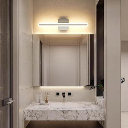 Brushed Nickel Vanity Lights for Bathroom, 5CCT Dimmable Vanity Light Bar | Above Mirror Makeup Mirror Light, Modern Bathroom Lighting Fixtures 23.6 inch 20W