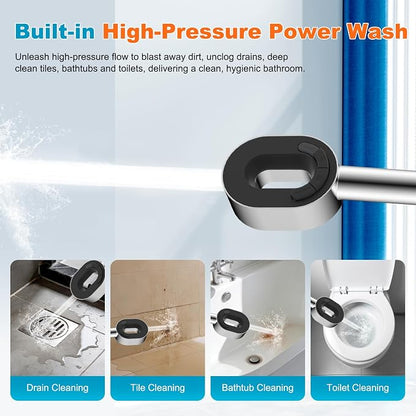 Hibbent Filtered Showerhead with handheld, High Pressure 5 Sprays Shower | Chrome Shower Head, Brass Holder & 71" Metal Hose, Water Softener for Hard Water-Remove Chlorine, Reduces Dry Itchy Skin