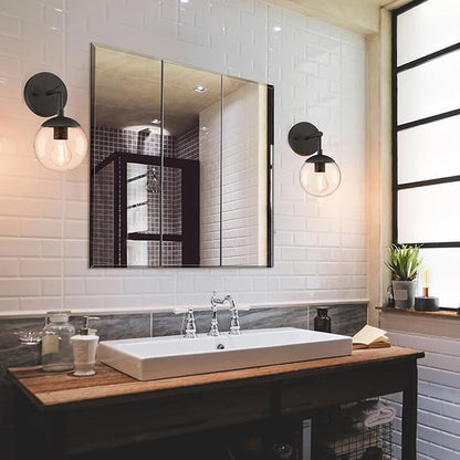 Design House Cyprus Bathroom Medicine Cabinet with Mirror, 25 Inch Recessed or Surface Mount Cabinet, 3 Frameless Mirrored Doors, 2 Shelves, White, Pre-Assembled, 597484 | Adjustable Shelves, Wall Mount, Contemporary/Modern, Wood, Bath, 597484