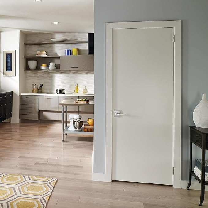 Schlage F10 LAT 625 CEN Latitude Door Lever with Century Trim, Hall & Closet Passage Lock, Bright Chrome