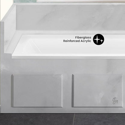 Swiss Madison Voltaire 60" x 32" Right-Hand Drain Alcove Bathtub
