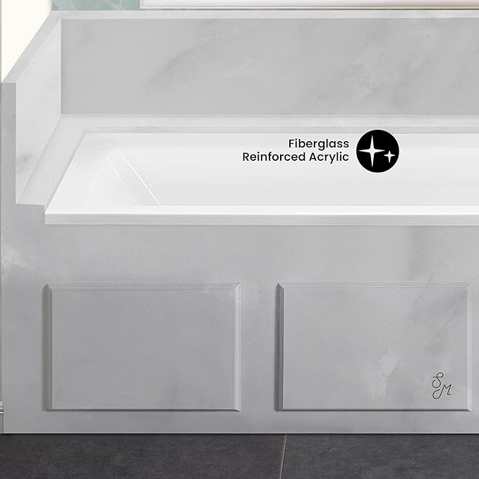 Swiss Madison Voltaire 60" x 30" Right-Hand Drain Alcove Bathtub
