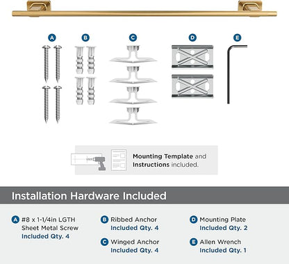 Amerock Bronx Champagne Bronze 24 inch (610mm) Towel Bar, BH26615CZ