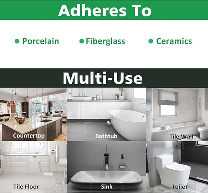 NADAMOO Tub and Tile Spray Paint White, 450ml, 1 Pack, Aerosol Bathtub Refinishing Kit for Porcelain Fiberglass Ceramic, DIY Resurfacing Bathroom Sink Countertop