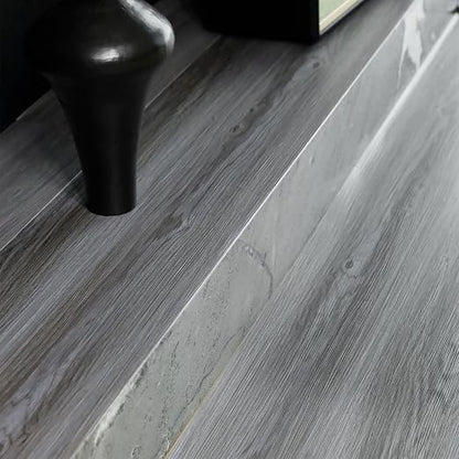 Woodgrain Vinyl Floor Roll, 11.8" x 394", Quick‑Apply Peel & Stick | Cover 32.29 Sq,ft, Soft wood‑look finish, Non‑slip texture, Long rolls reduce seams, Low‑maintenance surface, Easy to cut