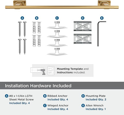 Amerock Bronx Champagne Bronze 18 inch (457mm) Towel Bar, BH26614CZ