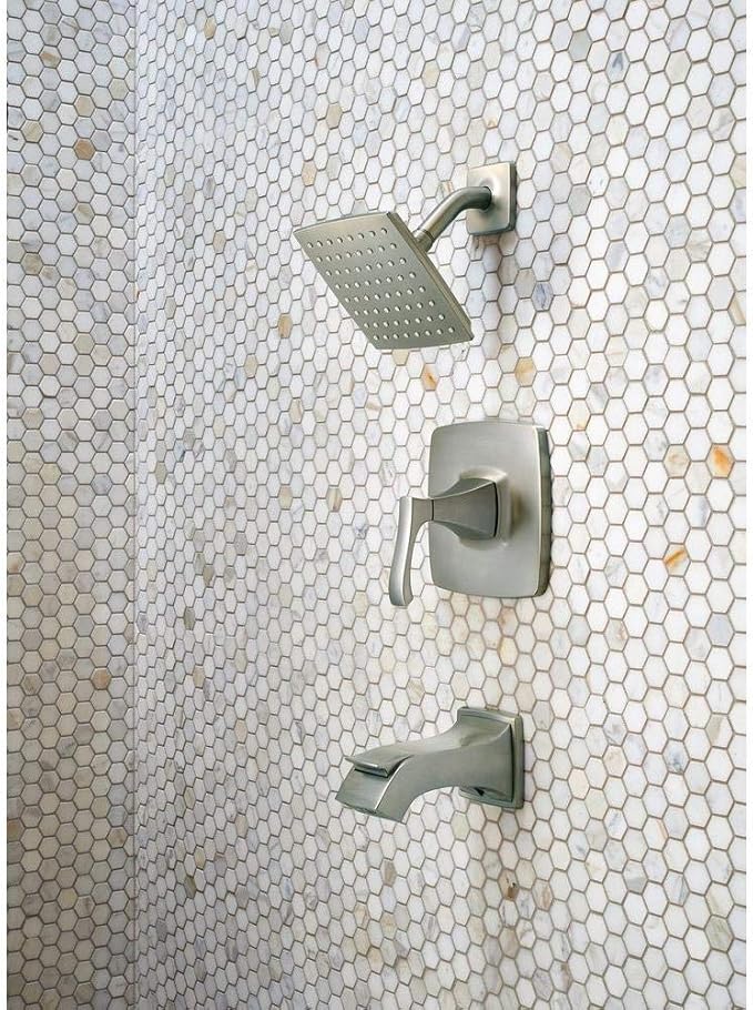 Pfister Venturi Tub & Shower Trim Kit, Valve and Cartridge Included, 1-Handle, Spot Defense Brushed Nickel Finish, 8P8WS2VNSGS