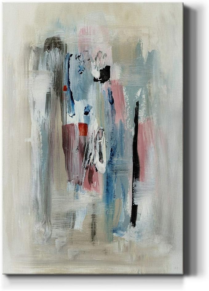 Renditions Gallery Canvas Wall Art Modern Paintings & Prints Colorful Paint Splash Canvas Abstract Wall Hanging Decorations Artwork for Bedroom Living Room Office Kitchen - 24"x36" LT02