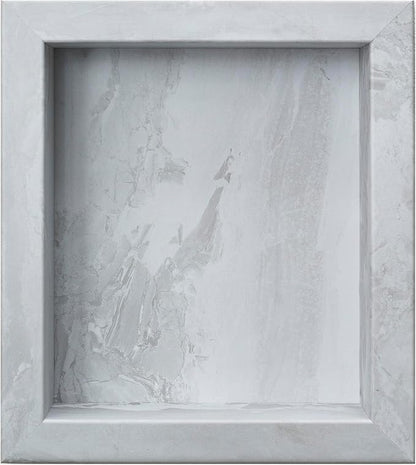 Palisade 17.5 in x 15.5 in Vinyl Shower Niche Iced Pewter/Urban Fjord | Waterproof Shower Insert