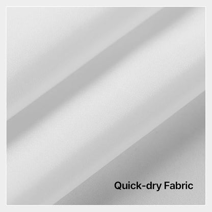 River Dream Fabric Snap in Shower Curtain Liner Replacement,White,70x54 | with Magnets,Detachable Liner,Quick Dry，Machine Washable，Fit for River Dream 71(W) x 74(H) with Window Shower Curtain