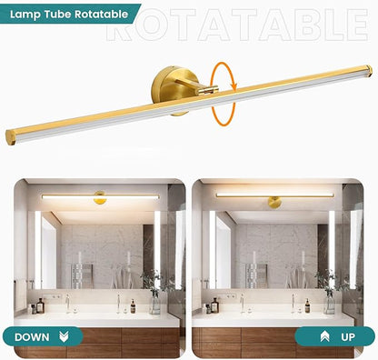 KAISITE Modern Bathroom Light - 39 Inch Dimmable 5CCT LED Vanity Light Bar for Restroom