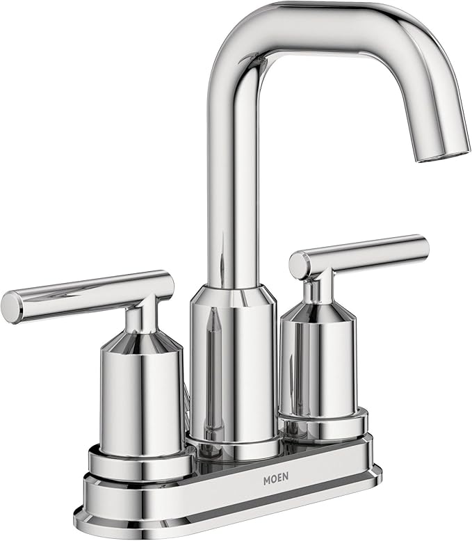 Moen WS84228 Two-Handle High Arc Bathroom Faucet, Chrome