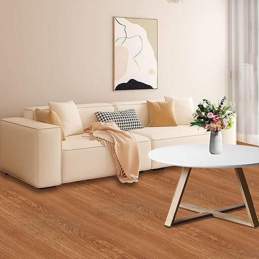 40 Sheet Vinyl Flooring 12x12 Inch Peel and Stick Floor Tile Waterproof Wood Grain Flooring Tile Clearance Self Adhesive Vinyl Floor Tiles Sticky Laminate Flooring Stick on Bathroom Kitchen RV