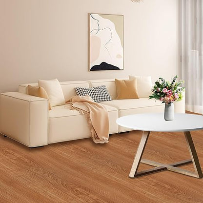 40 Sheet Vinyl Flooring 12x12 Inch Peel and Stick Floor Tile Waterproof Wood Grain Flooring Tile Clearance Self Adhesive Vinyl Floor Tiles Sticky Laminate Flooring Stick on Bathroom Kitchen RV
