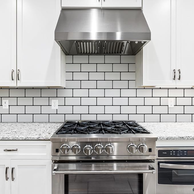 Art3d Faux Ceramic Subway Tile Peel and Stick Backsplash, 10-Pack, White | 12.6 x 10.6 in, Thickened Design, Heavy-Duty, Strong Adhesive, for Kitchen, Bedroom, Countertop Decor, Ideal for Home Upgrade