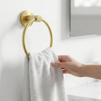24-Inch Wall Mounted Towel Racks for Bathroom, 4-Piece Towel Bar Set | Rust-Resistant SUS 304 Stainless Steel, 4-Piece Towel Bar Set, sturdy wall mount, space-saving humid bath towel storage rack