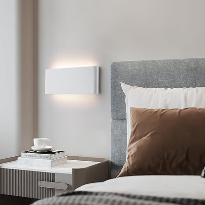 15"Modern LED vanity light,20W Dimmable 5 CCT (3000K-6500K) Adjustable Wall Lamp,Up and Down Wall Lighting,Indoor Wall Sconce for Bedroom,Staircase,Hallway,Dressing Table,1 Pack（White）