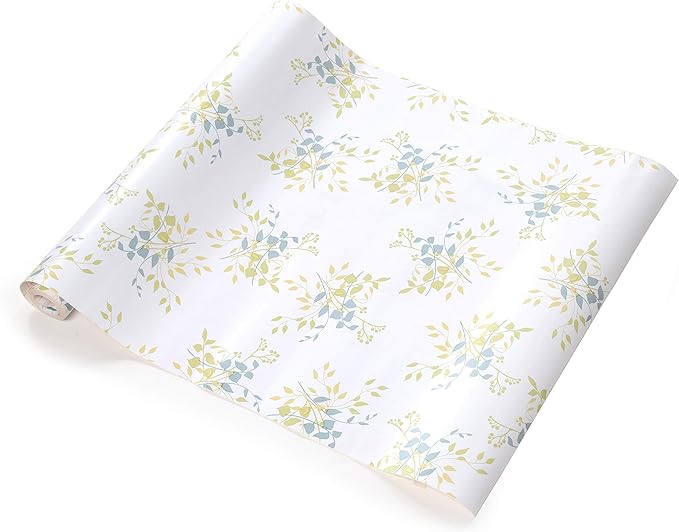 Con-Tact Brand Creative Covering, Self-Adhesive Shelf Liner, Multi-Purpose Vinyl Roll, Easy to Use and Apply, 18'' x 16', Aspen Aloe