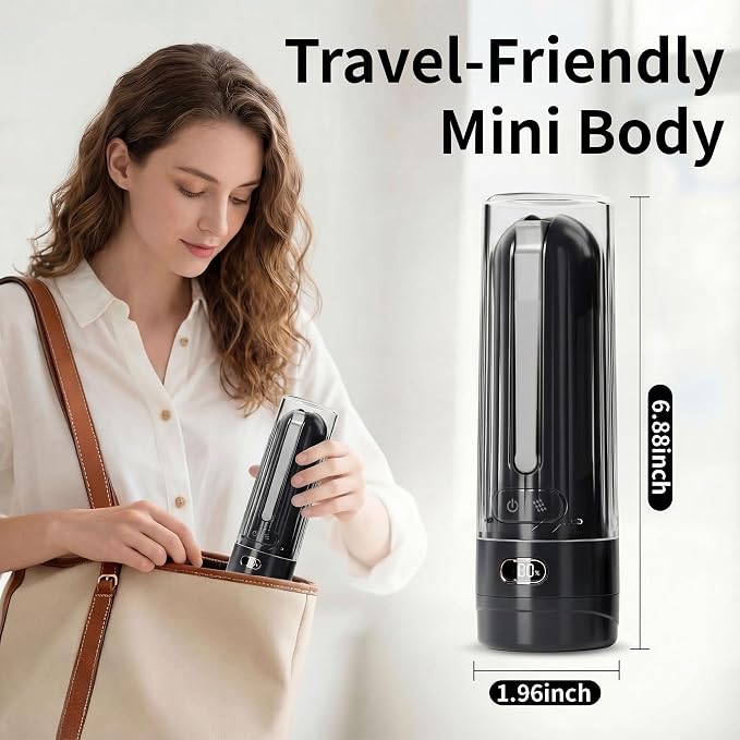 Portable Bidet for Travel,Personal Hygiene Sprayer Bottle for Women Men | Mobile Bidet Portable for Toilet,Electric Handheld High-Pressure Foldable USB-C Battery-Powered