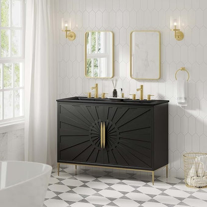 Modway Awaken Bathroom Vanity Cabinet, 48", Black Black