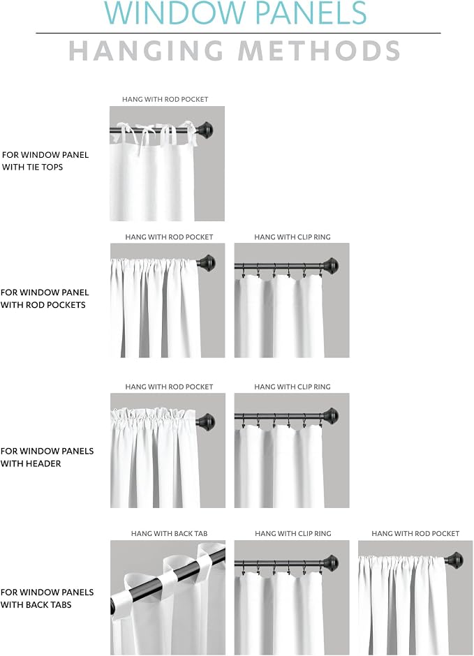Lush Decor Gigi Valance Curtain Single 70" W x 14" L Wheat - Neutral Valances for Windows - Vintage Kitchen Curtains - Glam Decor - Bathroom Valance