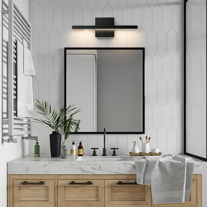 Epinl Bathroom Vanity Light Fixture 16 inch 5CCT Modern Bathroom Light Fixture Over Mirror 12W LED Light Bar Dimmable Wall Sconce Lighting Fixture for Bathroom Bedroom