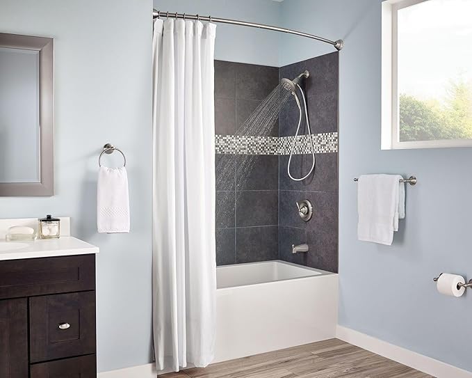 Moen DN6818BN Sage 18-Inch Single Towel Bar, Brushed Nickel