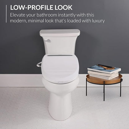 Bio Bidet USPA PRO Modern Bidet Seat, Warm Water, Heated Seat & Dryer, Remote Control, Elongated