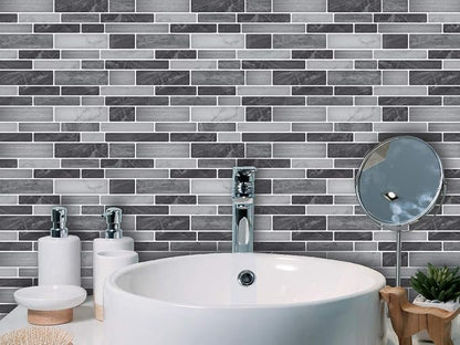 Art3d 10-Sheet Self-Adhesive Tile Backsplash for Kitchen, Vinyl Decorative Marble Tiles, 30 * 30cm | Strong Adhesion, Lightweight, Cuttable, Waterproof, Fadeless, Crack Resistant, for Kitchen, Bedroom, Ideal for Recently Moved